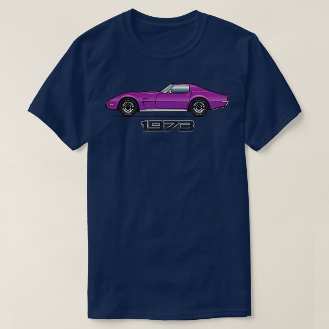 Purple 1973 T-Shirt (Design Front)