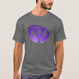 Purple 3D 45 RPM Adapter T-Shirt