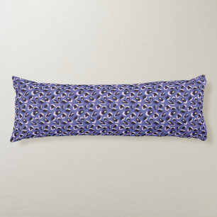 Purple Abstract Animal Print Body Cushion