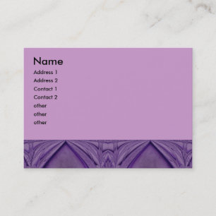 purple abstract business card