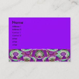 purple abstract business card