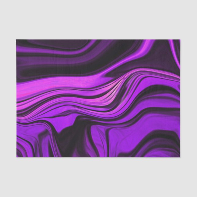Purple Abstract Design Tissue Paper (Front)