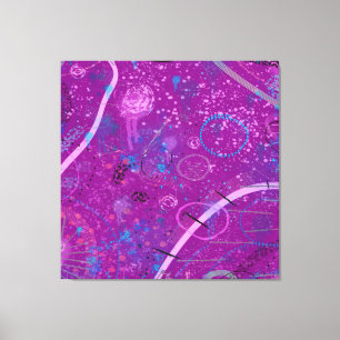 Purple Abstract Dreamscape Canvas Print