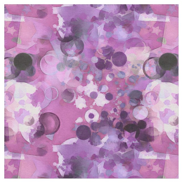 Purple Abstract Fabric (Close Up)