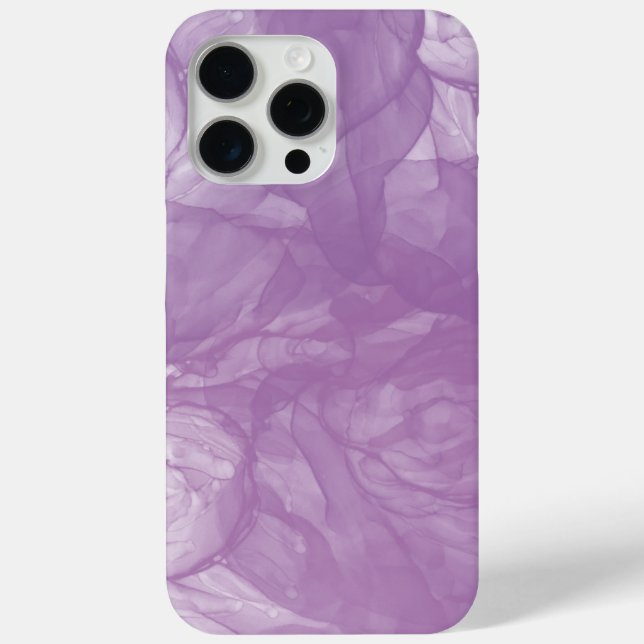 Purple Abstract Ink Flow – Softness and Mystery in Case-Mate iPhone Case (Back)