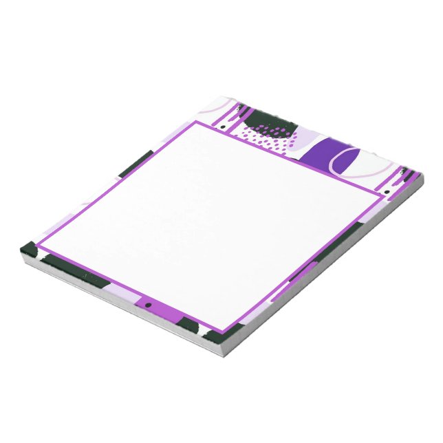 Purple abstract  notepad (Rotated)
