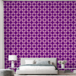 Purple Abstract Pattern Aesthetic Wall Decor