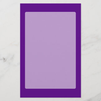 Purple Accent Colour Decor Customisable Stationery