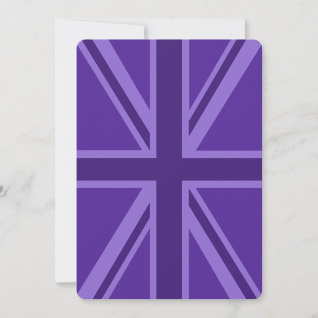 Purple Accent Union Jack Decor (Front)