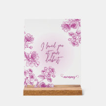 purple acrylic gift