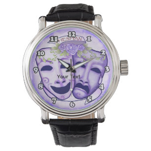 Purple Actor Masks Watch