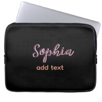 purple add name girl boss text black elegant