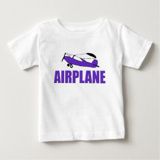 Purple Aeroplane Baby T-Shirt