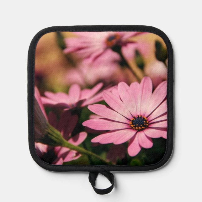 Purple African Daisy Pot Holder (Front)