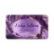 Purple Agate Faux Foil business card