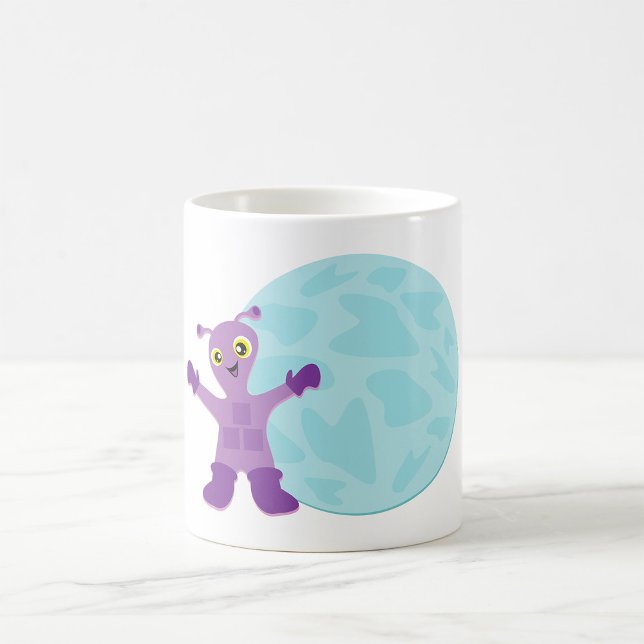 Purple Alien Coffee Mug (Creator Uploaded)