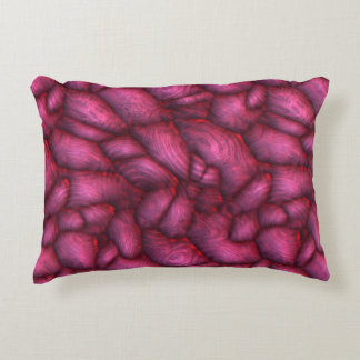 Purple alien stones abstract texture decorative cushion