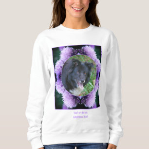 Purple Allium Personalised Create Your Own Photo Sweatshirt