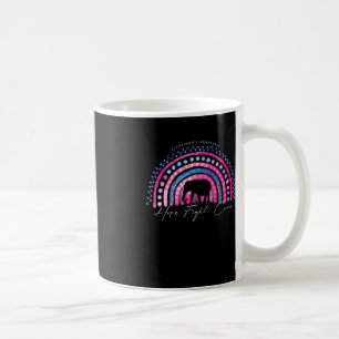 Purple Alzheimer End Awareness Rainbow Elephan Coffee Mug