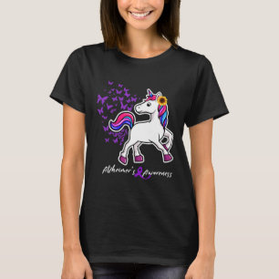 Purple Alzheimerheimer Awareness - End Heimers T-Shirt