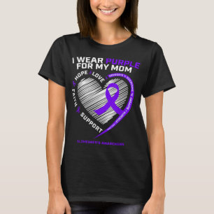 Purple Alzheimers Awareness Products Mum Gifts Men T-Shirt