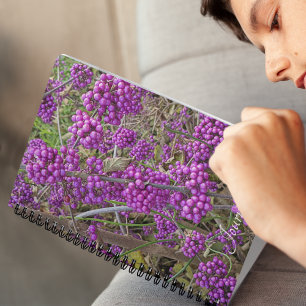 Purple American Beautyberry Botanical Notebook