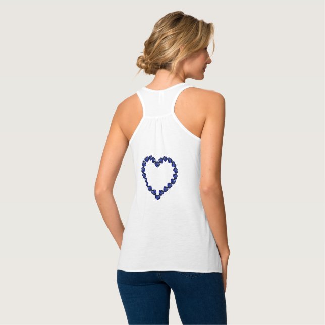 Purple Amethyst & Blue Sapphire Love Singlet (Back Full)