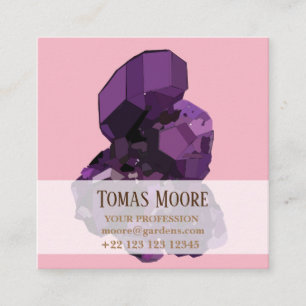 Purple Amethyst  Business Cards