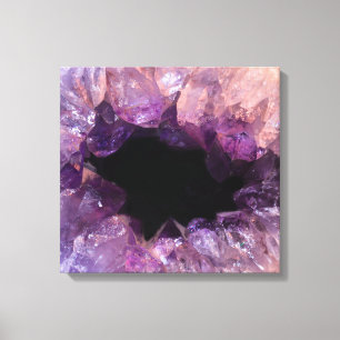 Purple Amethyst Canvas Print