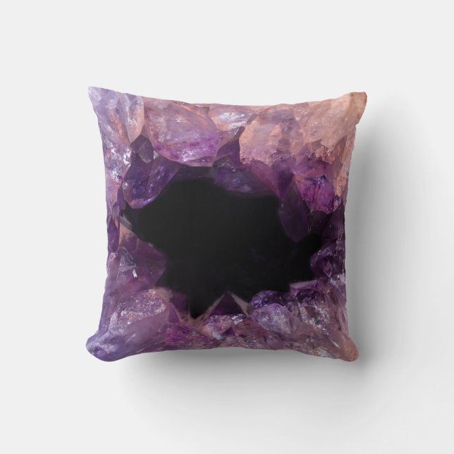 Purple Amethyst Cushion (Front)