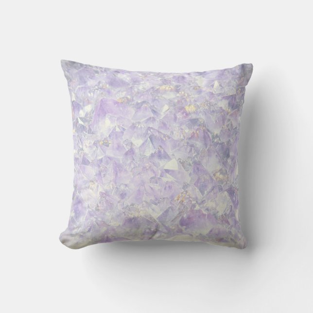 Purple Amethyst design Cushion (Front)