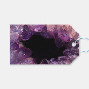 Purple Amethyst Gift Tags