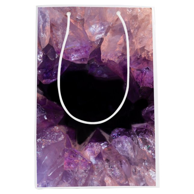 Purple Amethyst Medium Gift Bag (Front)