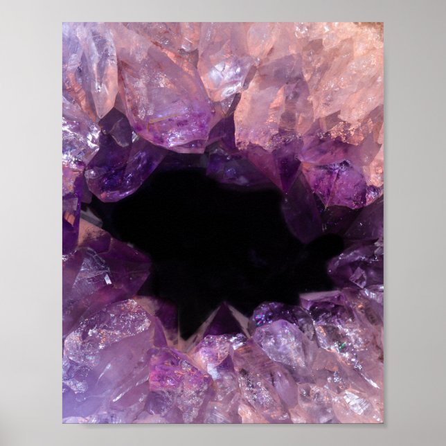 Purple Amethyst Poster (Front)