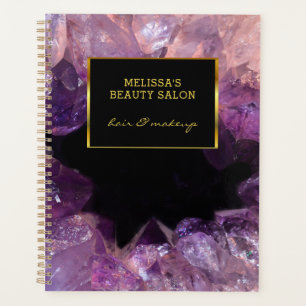 Purple amethyst professional appointment planner