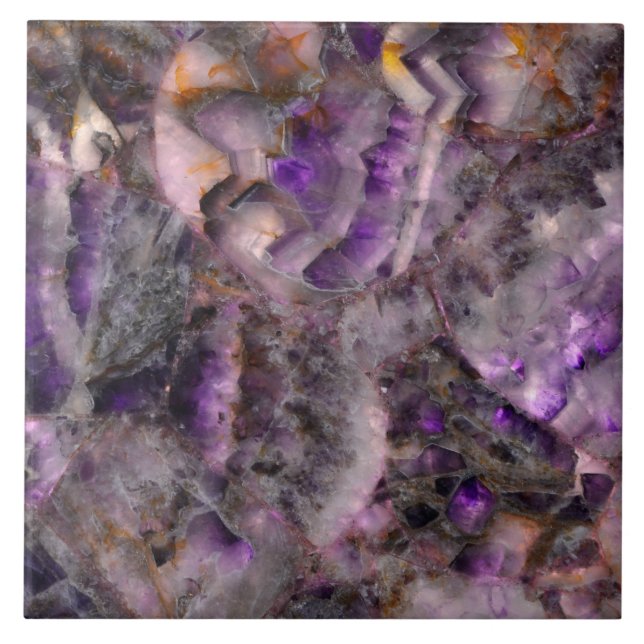 Purple Amethyst Quartz Tile (Front)