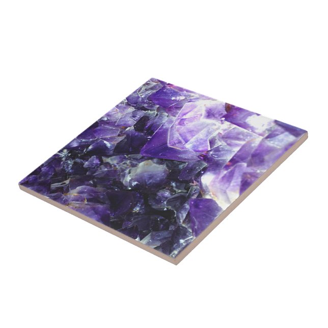 Purple amethyst tile (Side)