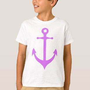 Purple Anchor Art T-Shirt