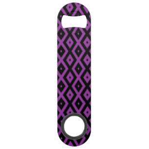 Purple and black diamond pattern