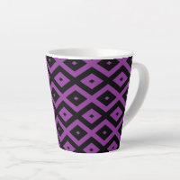 Purple and black diamond pattern