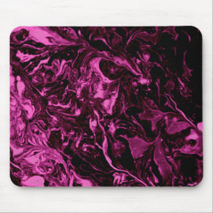 Purple and black Marble Mouse Pad