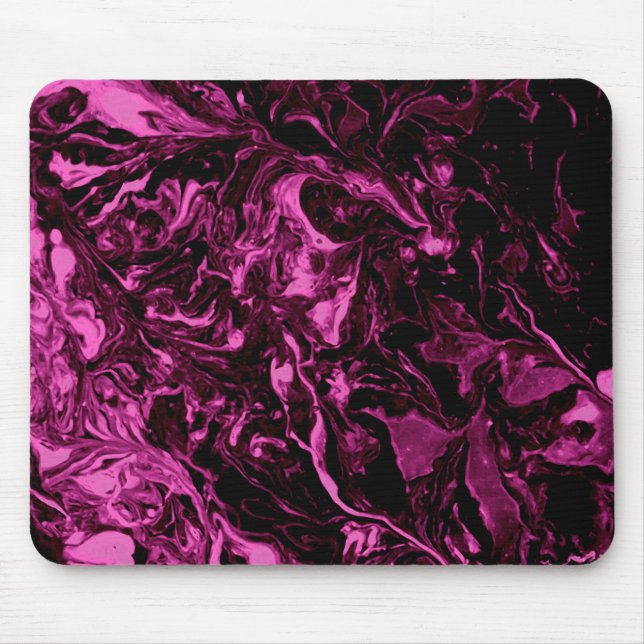 Purple and black Marble Mouse Pad (Front)
