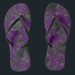 Purple and Black Rose Gothic Wedding Flip-Flops Jandals<br><div class="desc">Our black and purple floral rose gothic wedding flip-flop sandals are made to match out Gothic Purple & Black Rose Wedding Collection. Dark black and deep Purple contrast with an abundance of dark floral motifs. Script font paired with serif font, lends to an artistic look that matches well with gothic...</div>