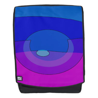 Purple And Blue Abstract 1007 Backpack