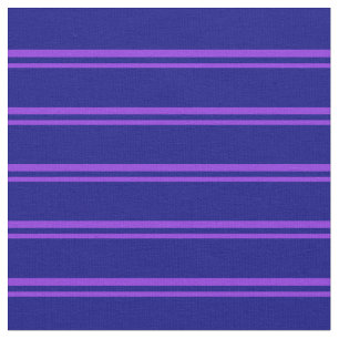Purple and Blue Coloured Stripes/Lines Pattern Fabric
