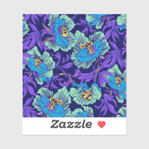 Purple and Blue Flowers William Morris