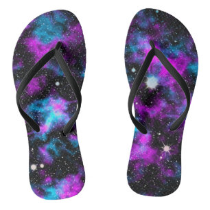 Purple and Blue Galaxy Jandals