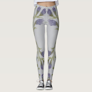 Purple And Blue Leggings