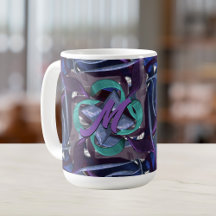 Purple and Blue Swirls