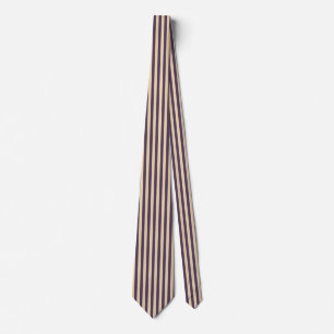 Purple and blush pink line stripes pattern tie